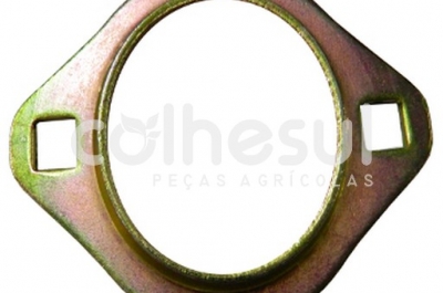 Flange Rolamento - Oval - 2 Furos - Ge30