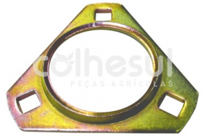 Flange Rolamento - Triangular- 3 Furos - Ge30