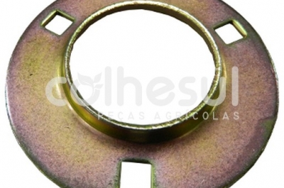 Flange Rolamento - Redondo - 3 Furos - Ge30